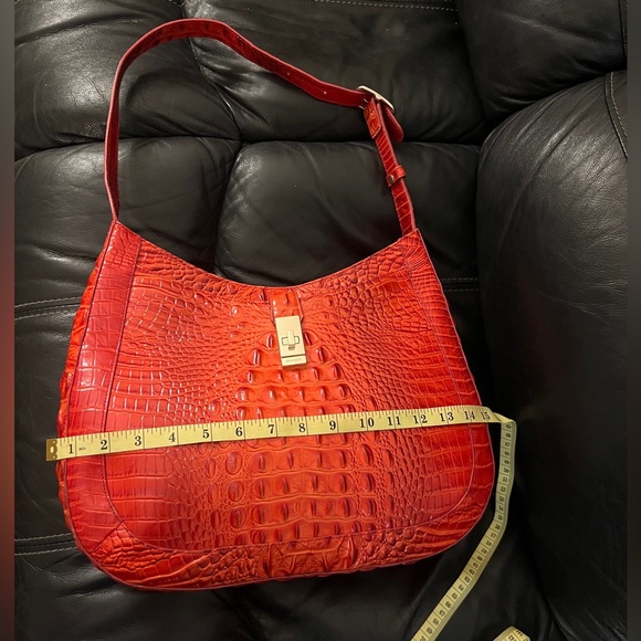 Brahmin Johanna Melbourne Embossed Leather Shoulder Bag - Picture 14 of 16